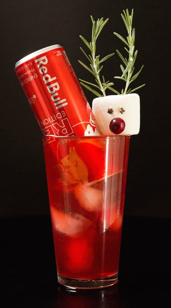 Rudolph the Red Bull Cocktail Recipe