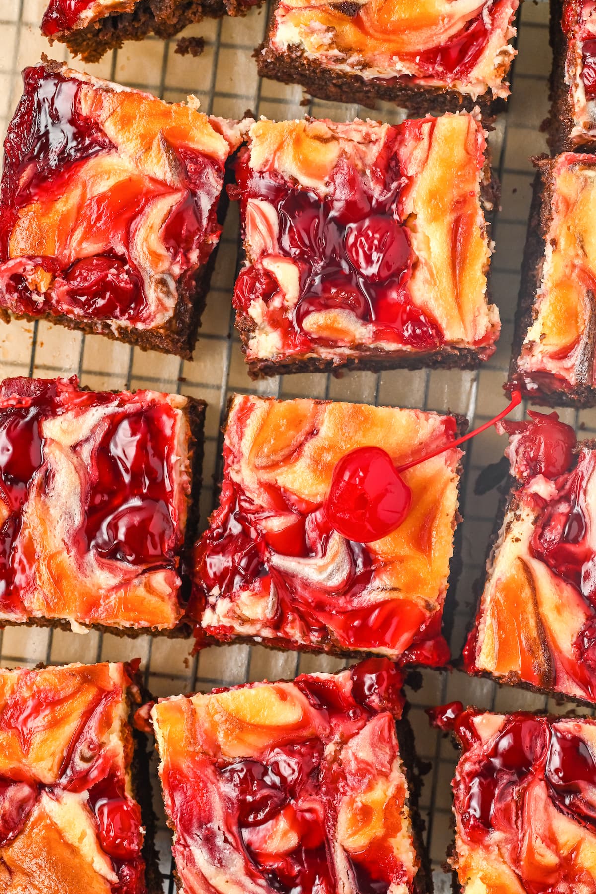Cherry Cheesecake Brownies
