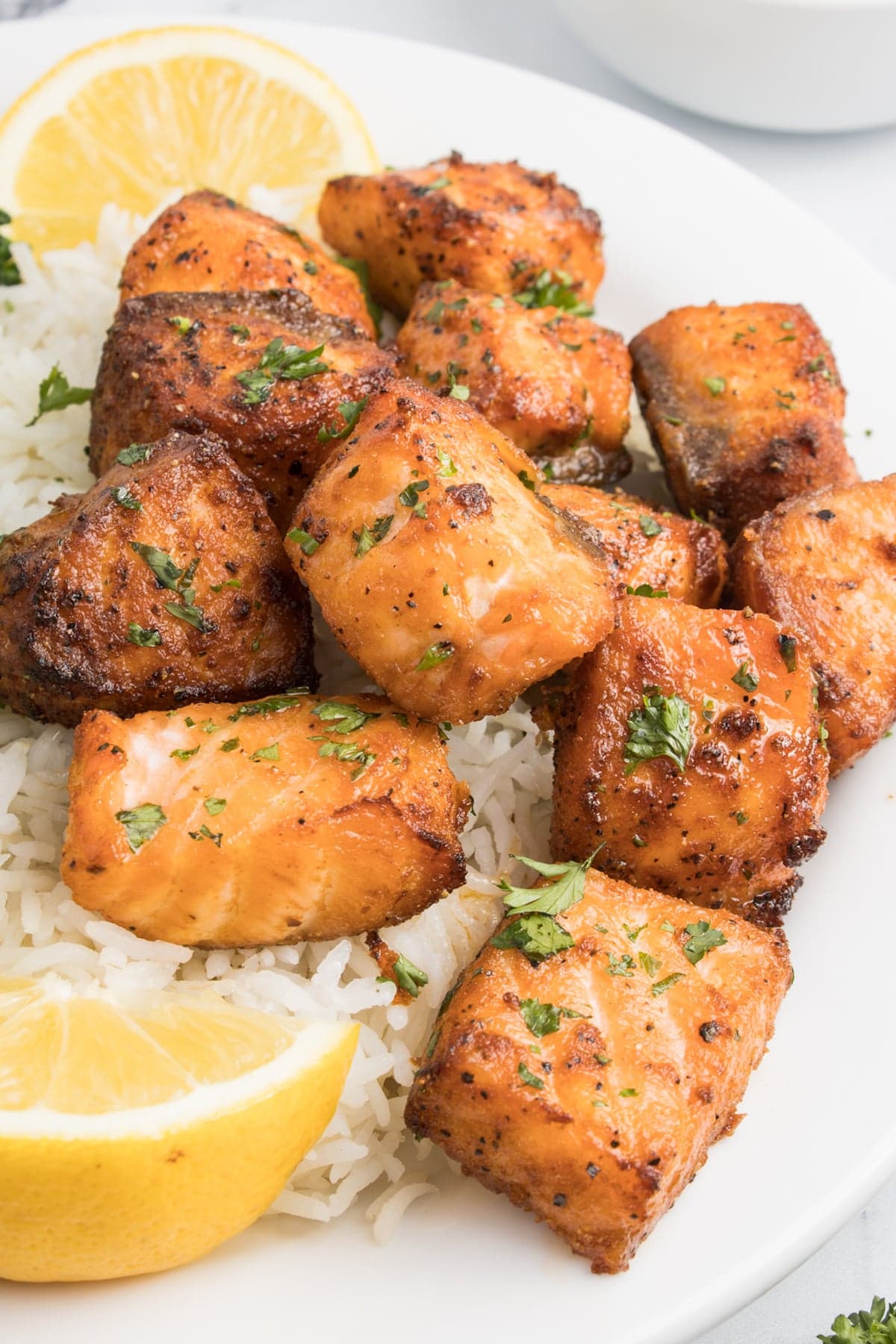 Air Fryer Salmon Bites