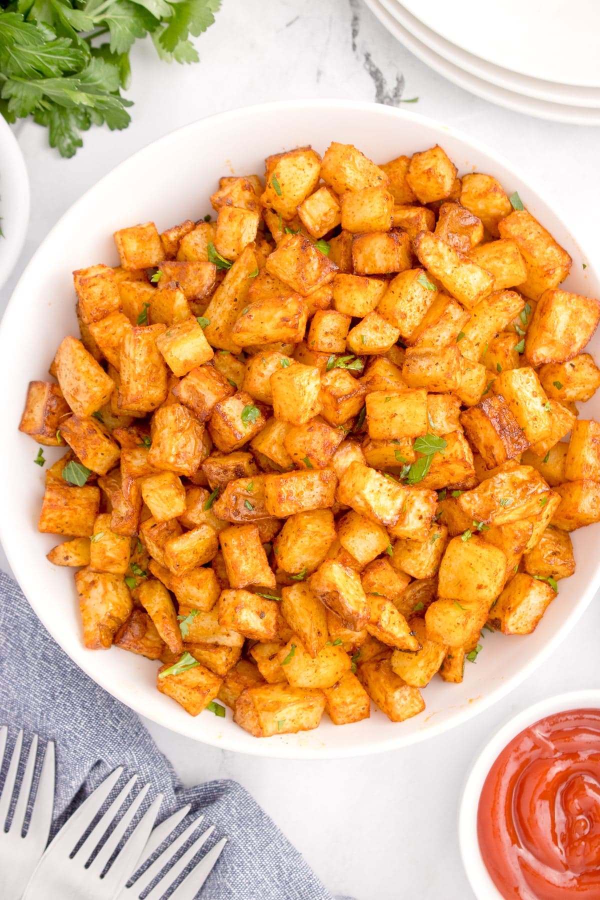 Air Fryer Breakfast Potatoes