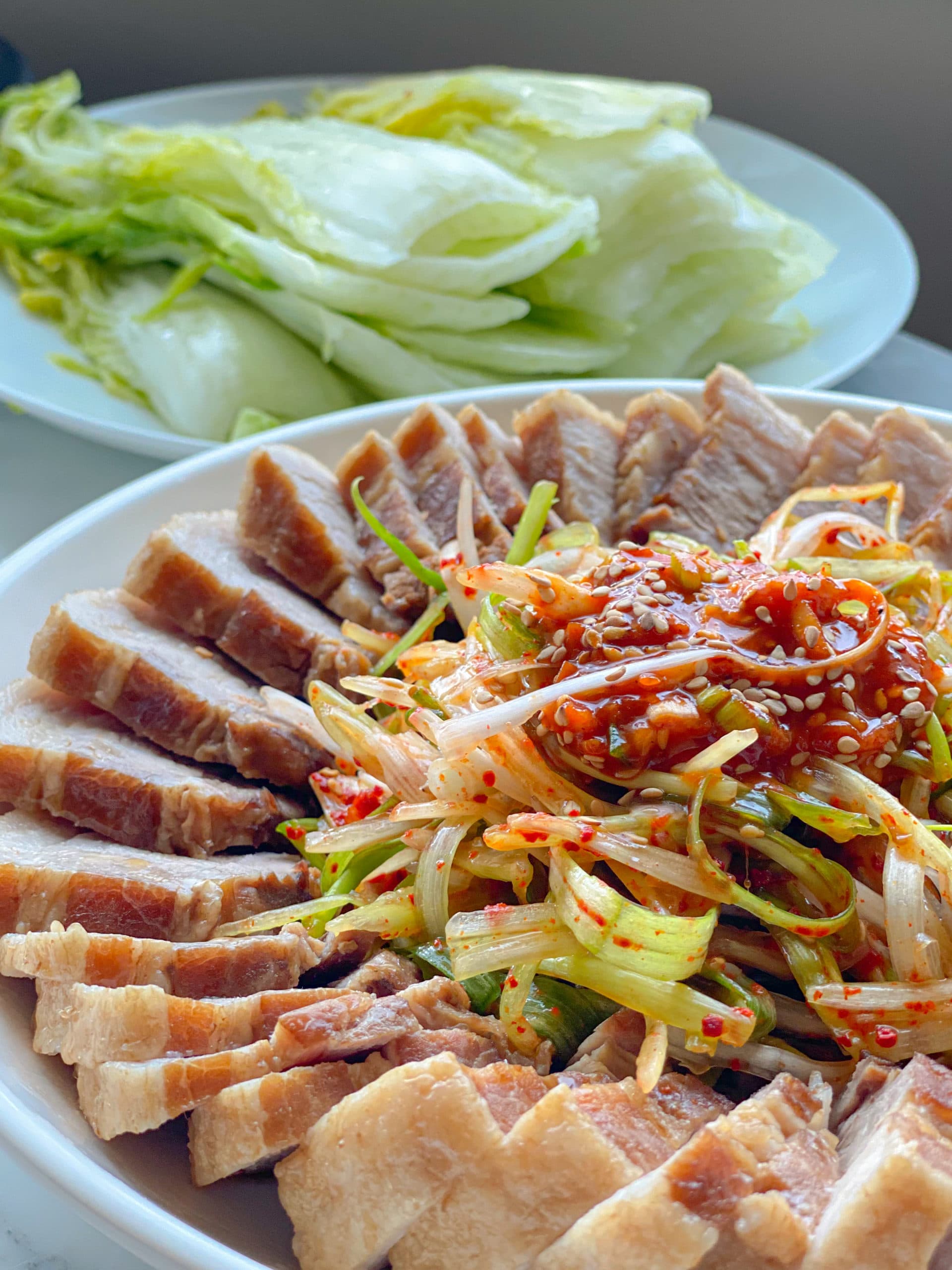 Korean Bossam - Pork Wraps