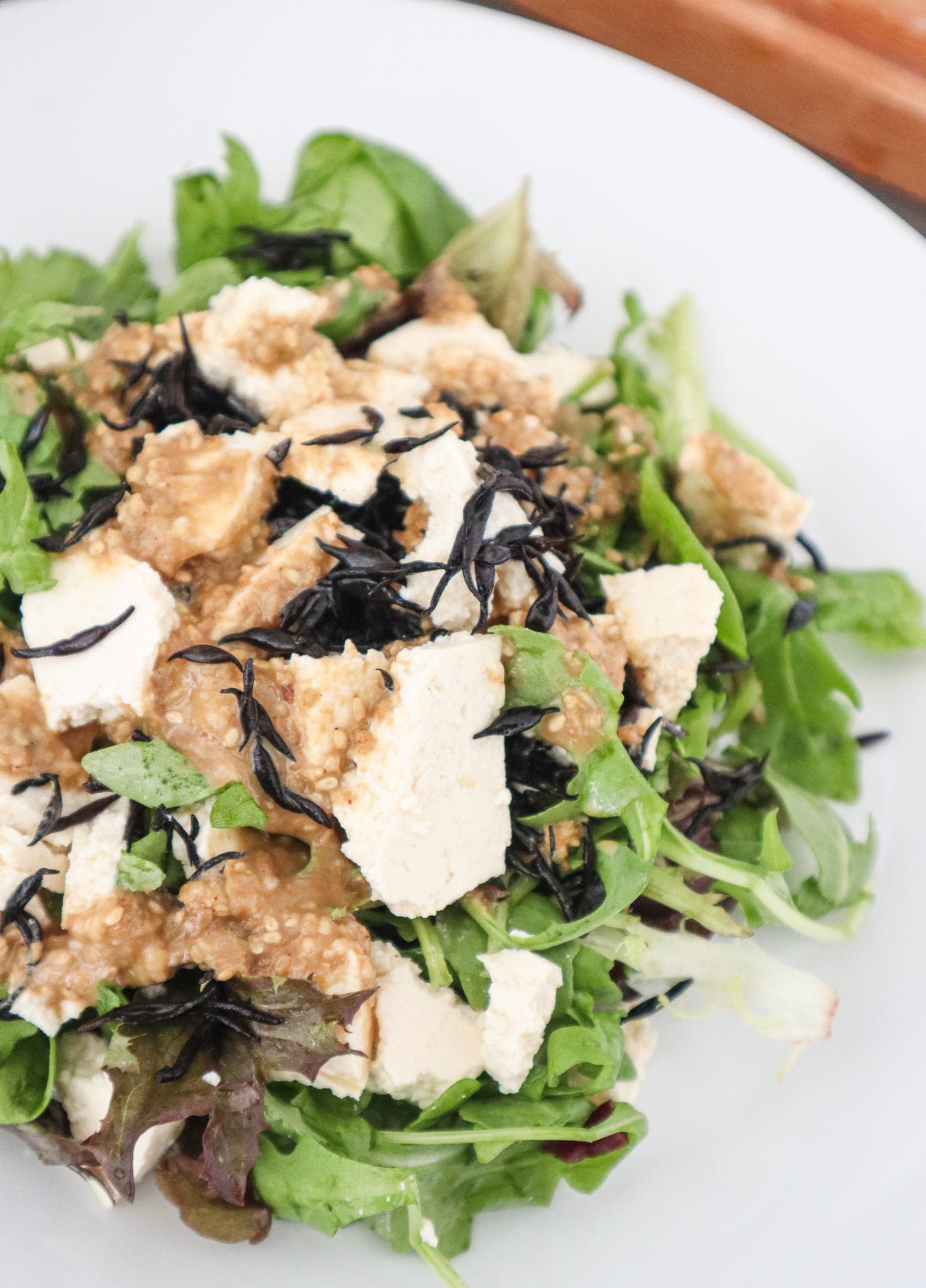 Hijiki Salad with Sesame Dressing