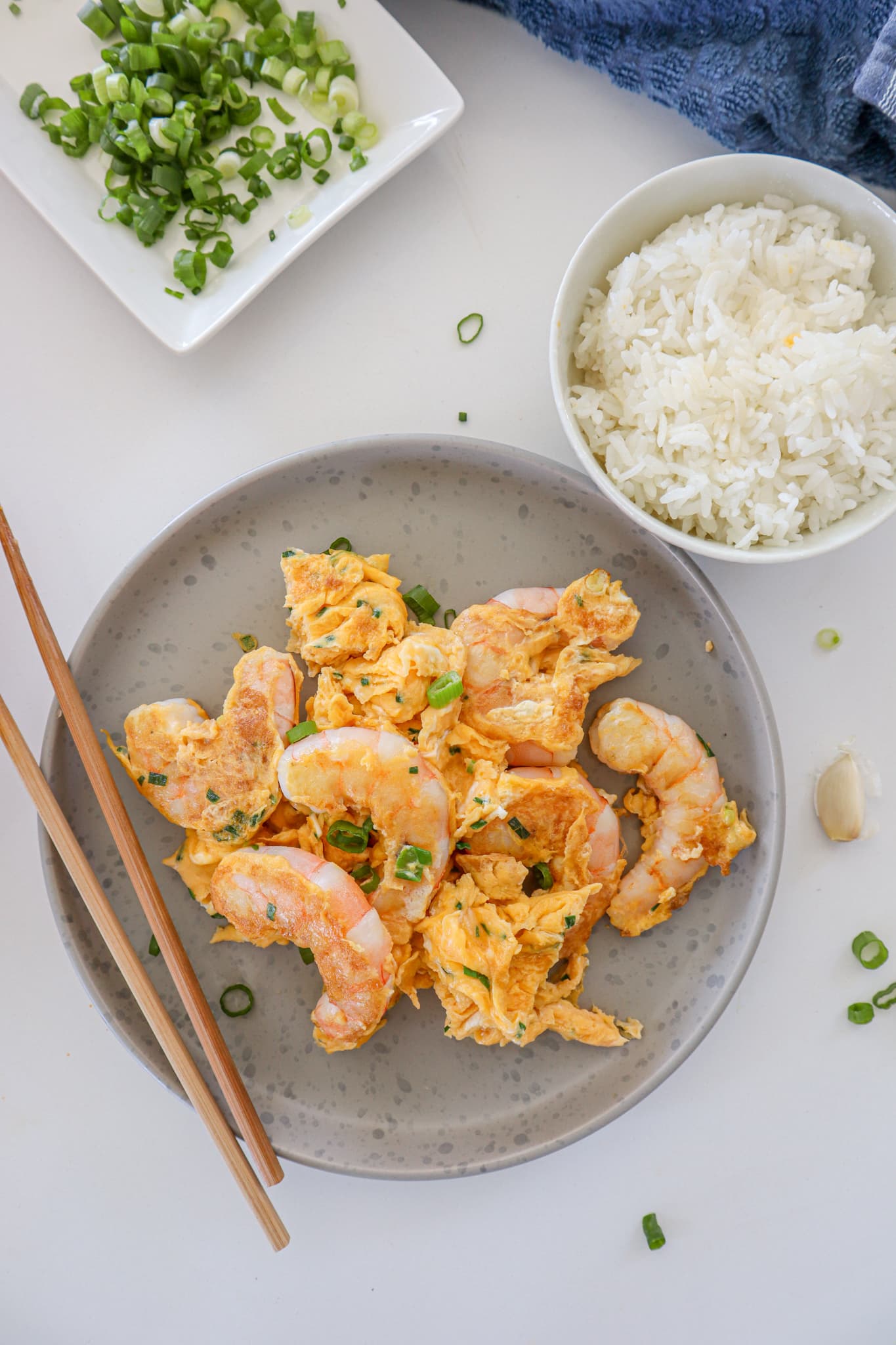 Shrimp and Egg Stir Fry