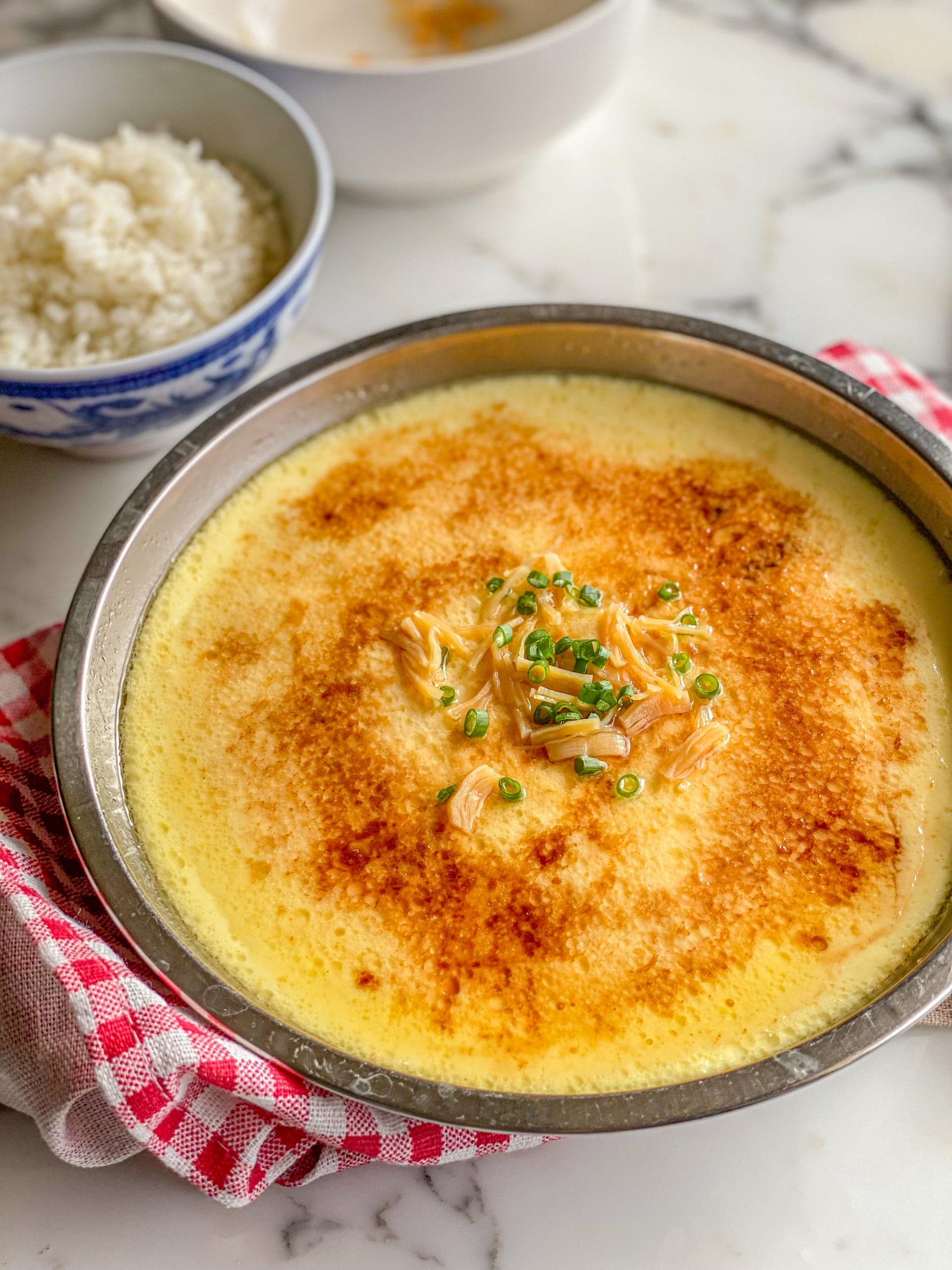 Chinese Steamed Egg - 20 Minute Recipe