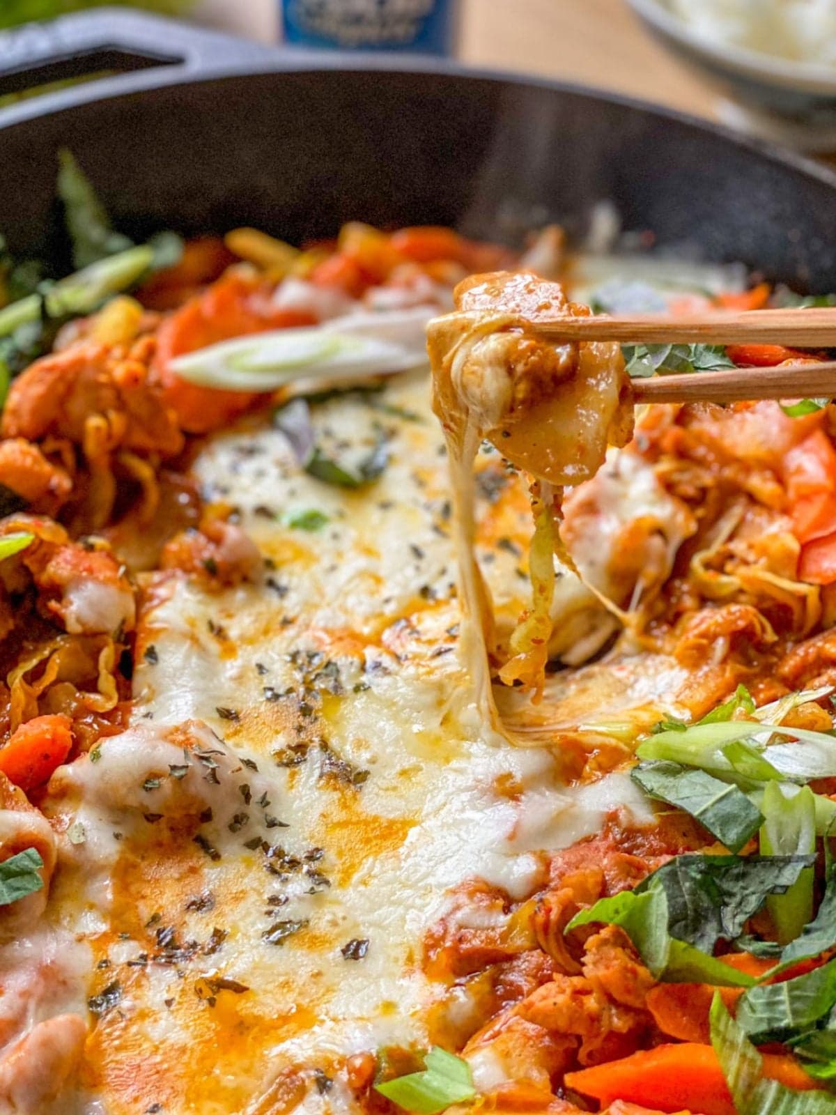 Dak Galbi (Stir Fry Spicy Chicken)