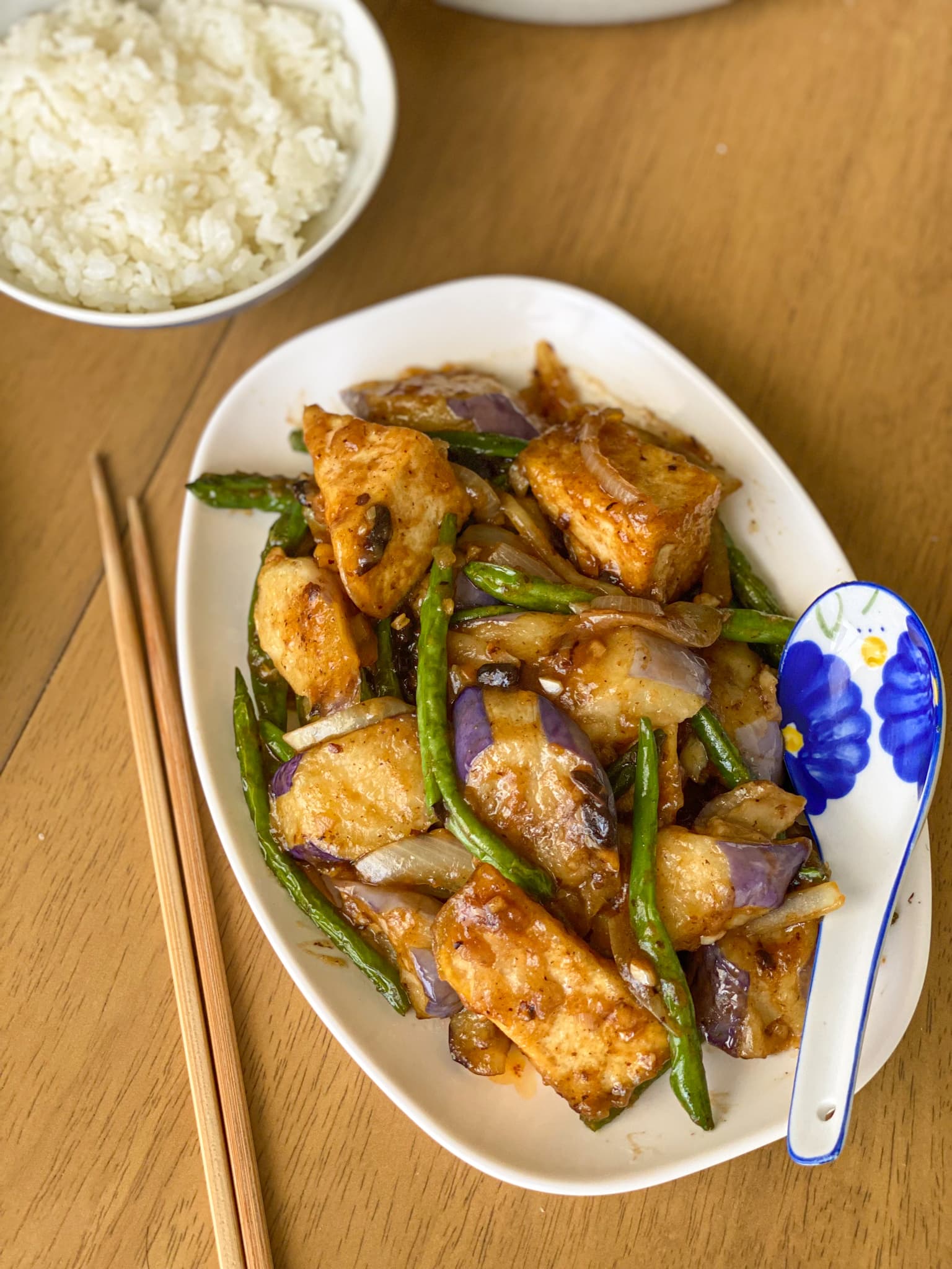 Tofu with Black Bean Sauce