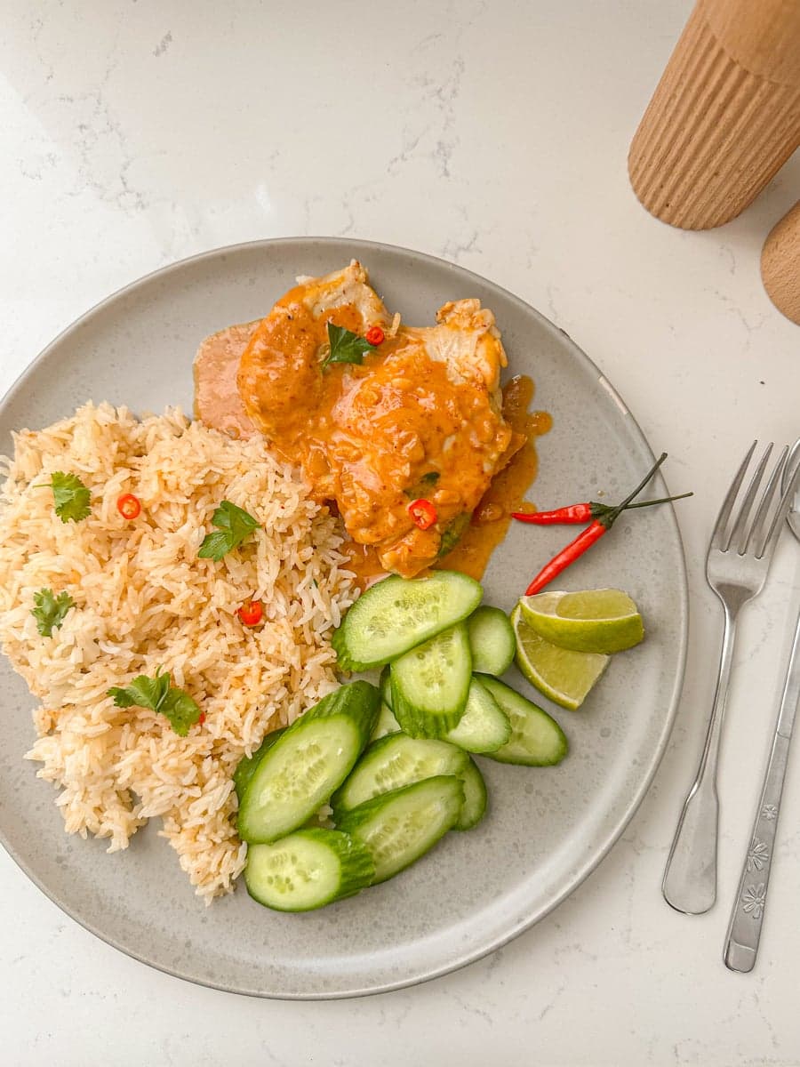 One Pot Coconut Curry Chicken and Rice