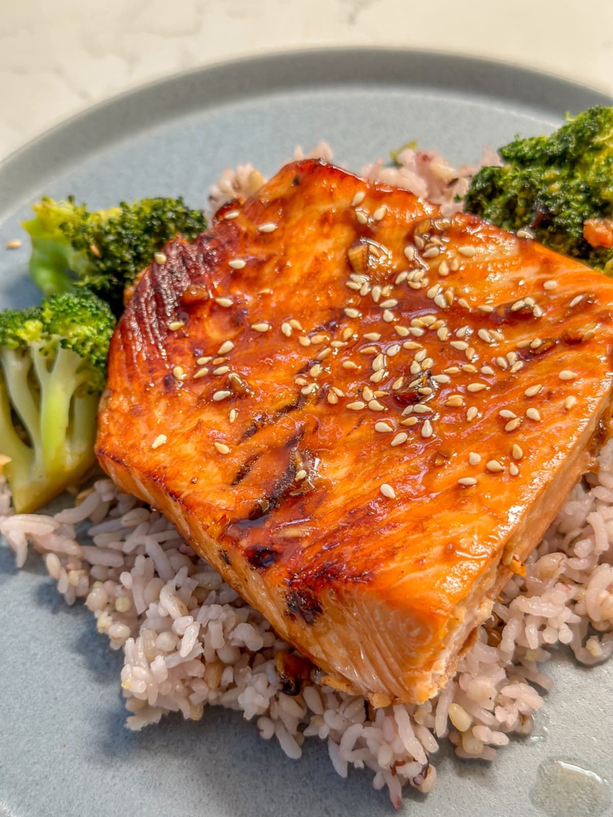 Air Fryer Teriyaki Salmon