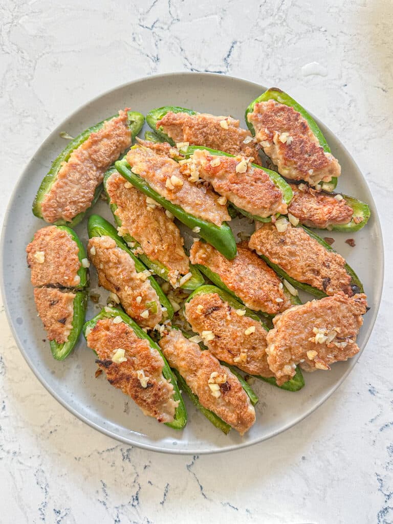 Stuffed Jalapeno with Pork and Shrimp
