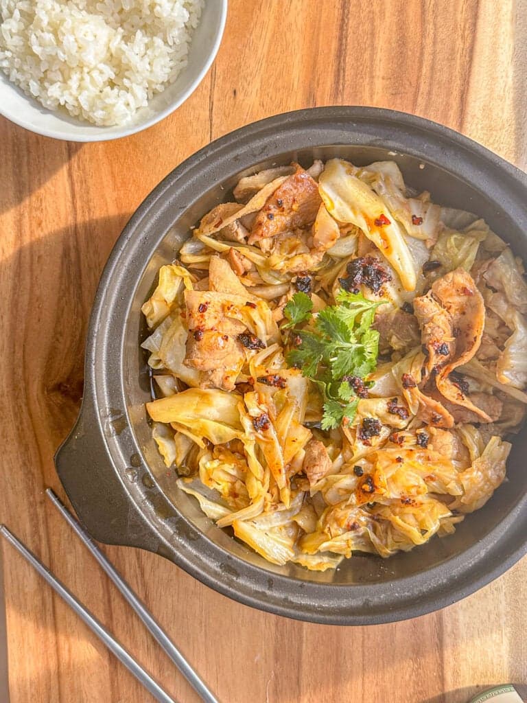 Pork and Cabbage Stir Fry
