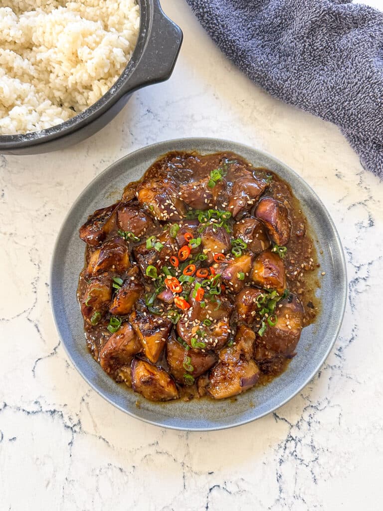 Chinese Eggplant with Garlic Sauce