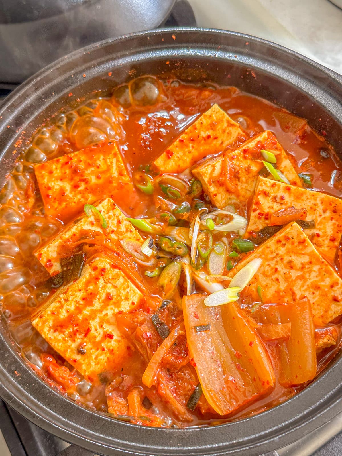 Kimchi Soup (Kimchi Jjigae) in 15 Minutes!