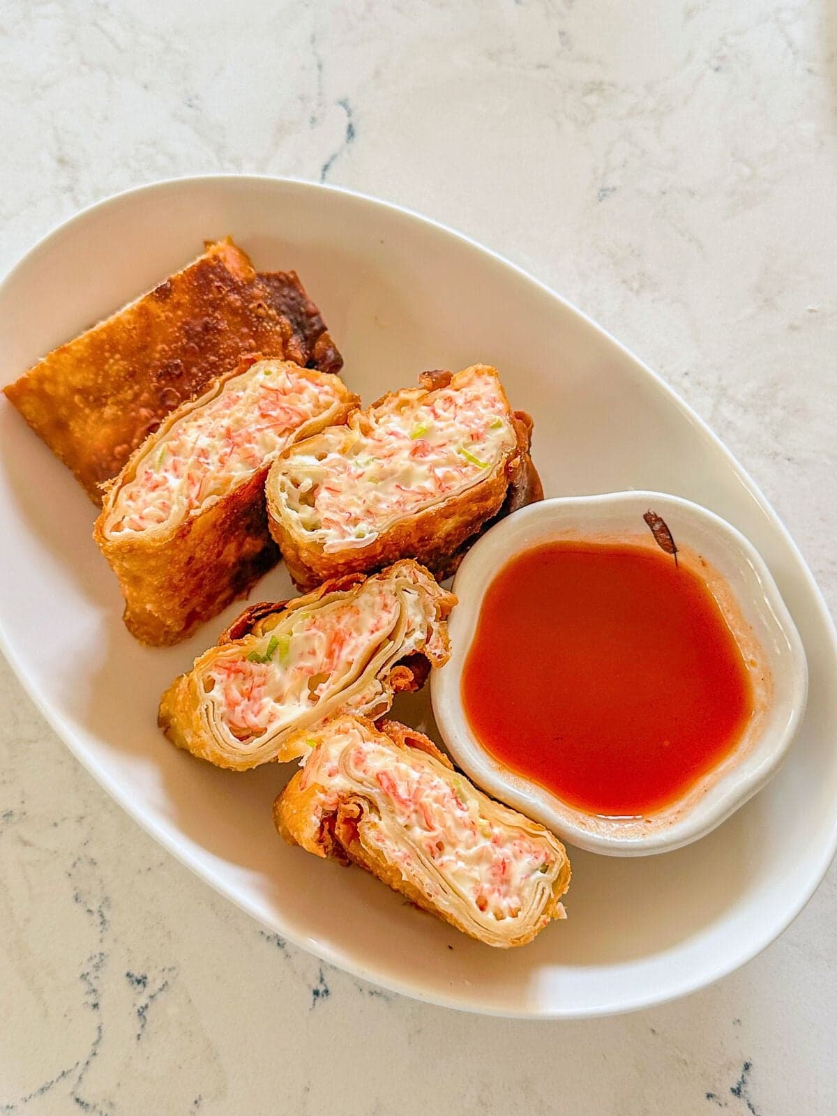 Cream Cheese Crab Rangoon Burrito