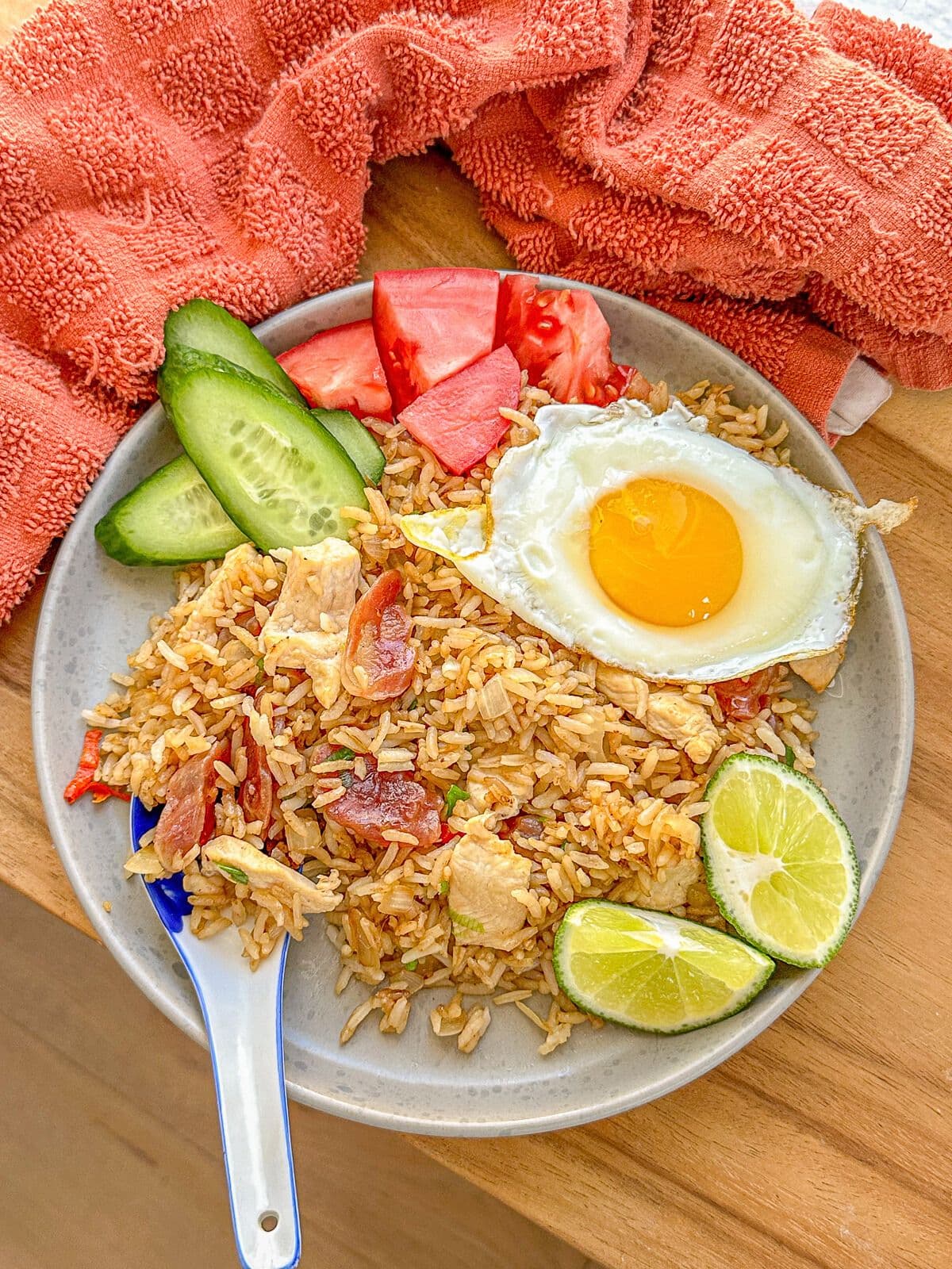 One Pan Nasi Goreng (Indonesian Fried Rice)
