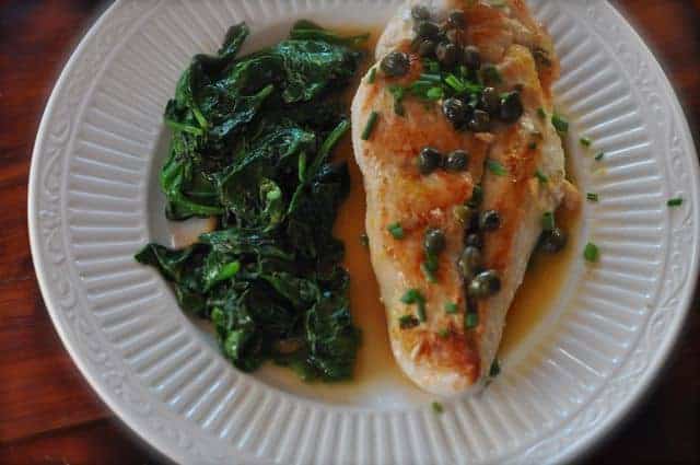 Light Chicken Piccata Recipe