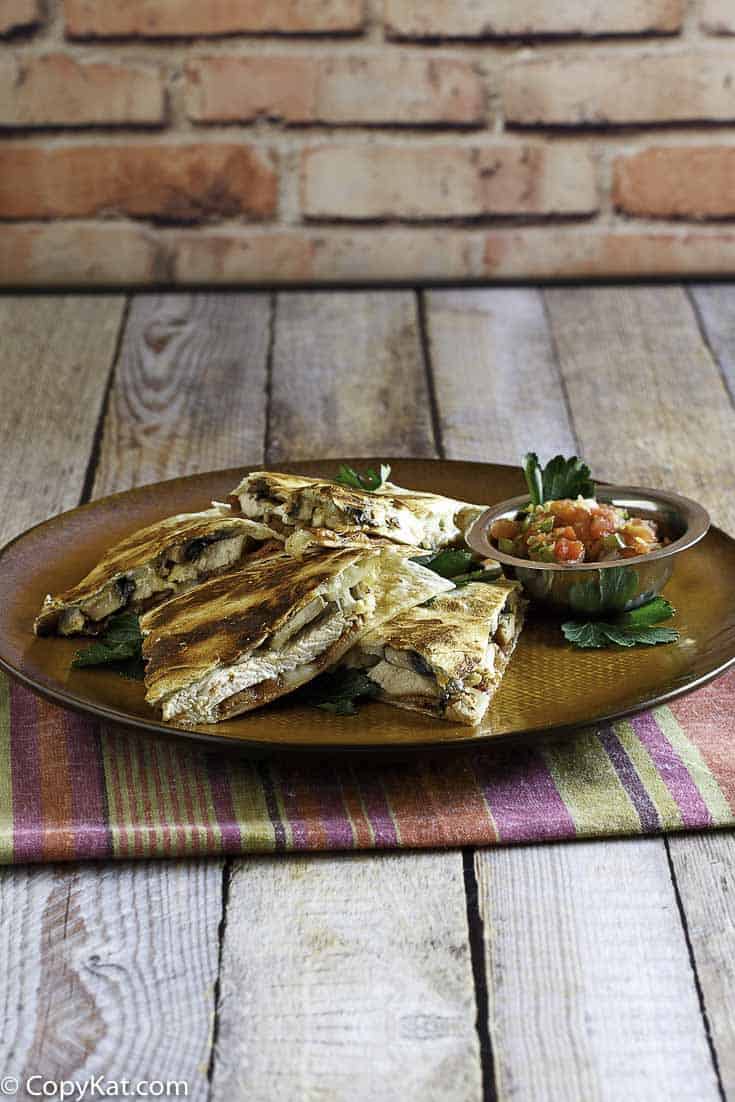 Outback Steakhouse Alice Springs Quesadilla
