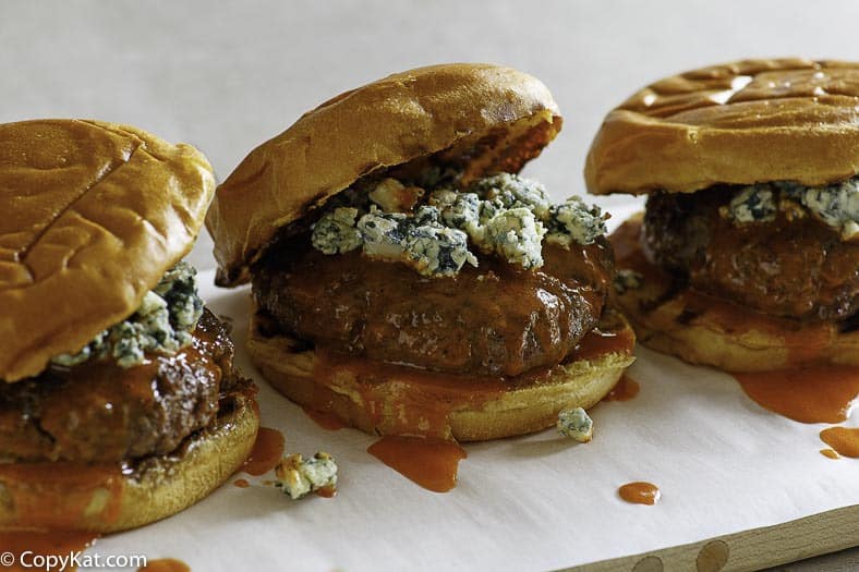 Copycat Smashburger Buffalo & Blue Cheese Burger