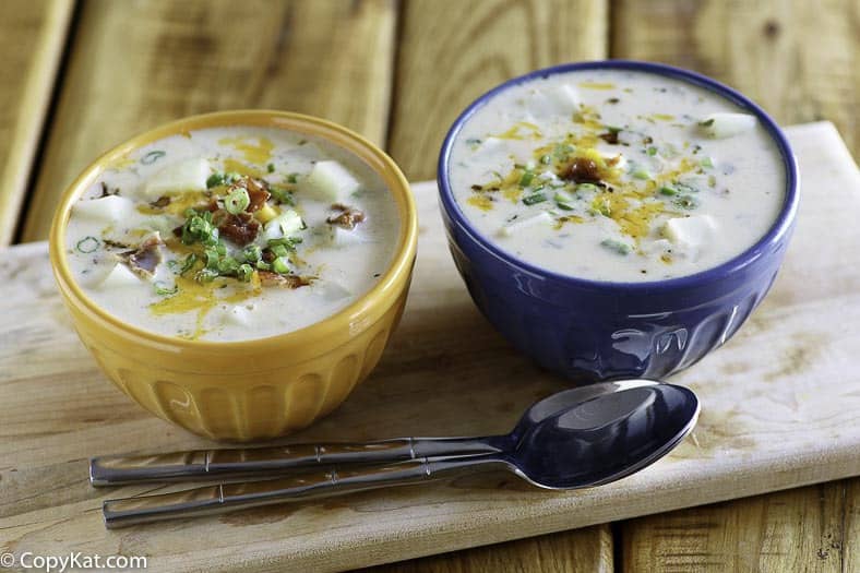 Hard Rock Cafe Potato Soup - Easy Copycat Recipe