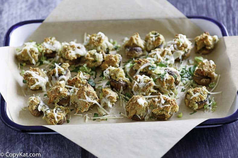 Classic Olive Garden Stuffed Mushrooms