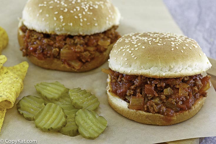 Homemade Sloppy Joes