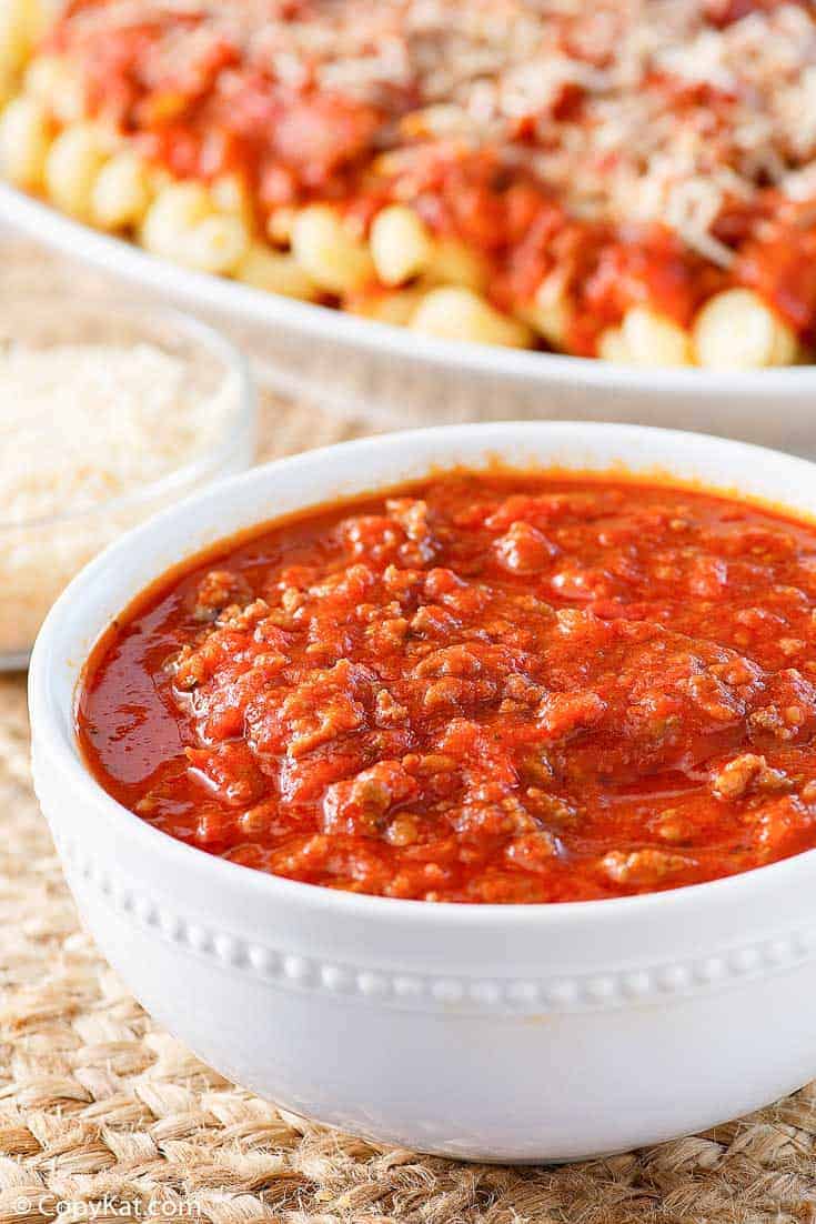 Olive Garden Three Meat Sauce Copycat Recipe