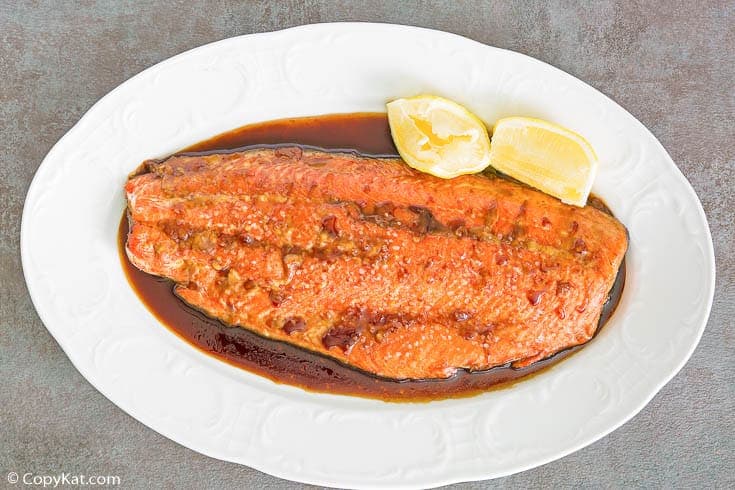 Easy Oven Baked Salmon with Brown Sugar and Soy Sauce