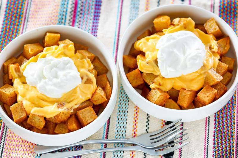 Taco Bell Cheesy Fiesta Potatoes - Easy Copycat Recipe