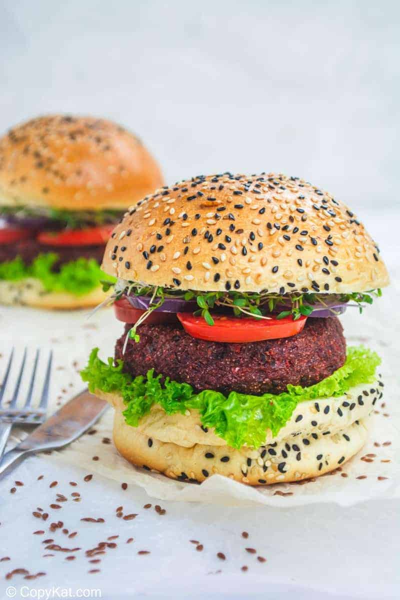 Black Bean Vegan Burger
