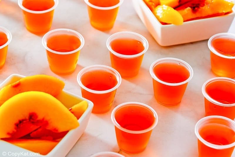 Peach Jello Shots