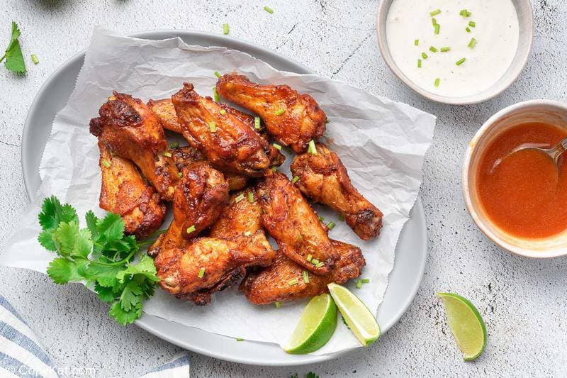Air Fryer Sweet & Spicy Wings - Crispy Game Day Recipe