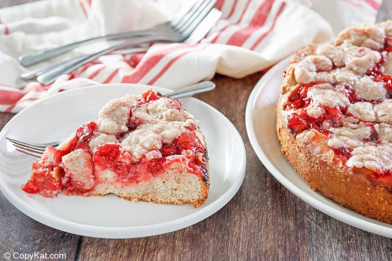 Homemade Cherry Coffee Cake