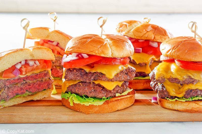 Ultimate Garlic Burger - Double Cheeseburger Recipe