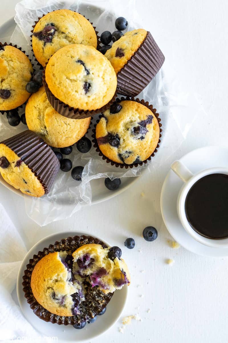 Magnolia Bakery Blueberry Muffins Easy Copycat Recipe