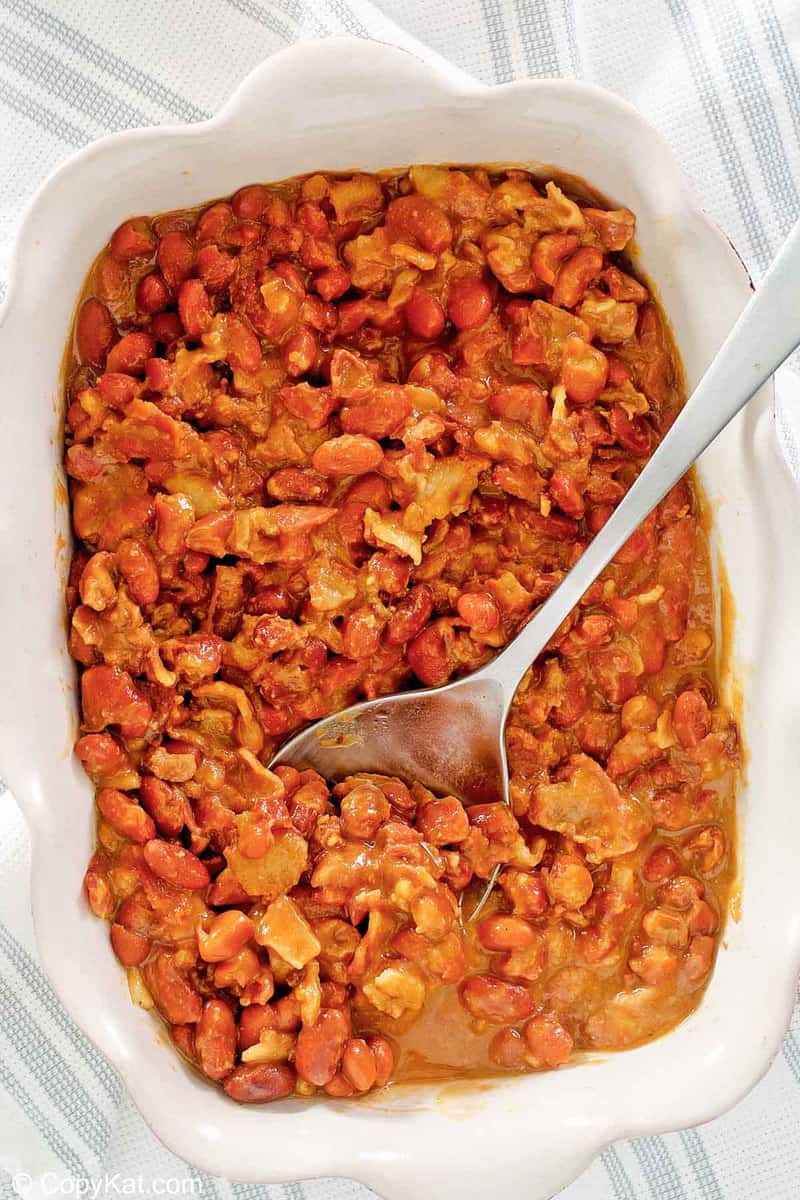 BBQ Baked Beans Recipe - Easy with Bacon and Brown Sugar