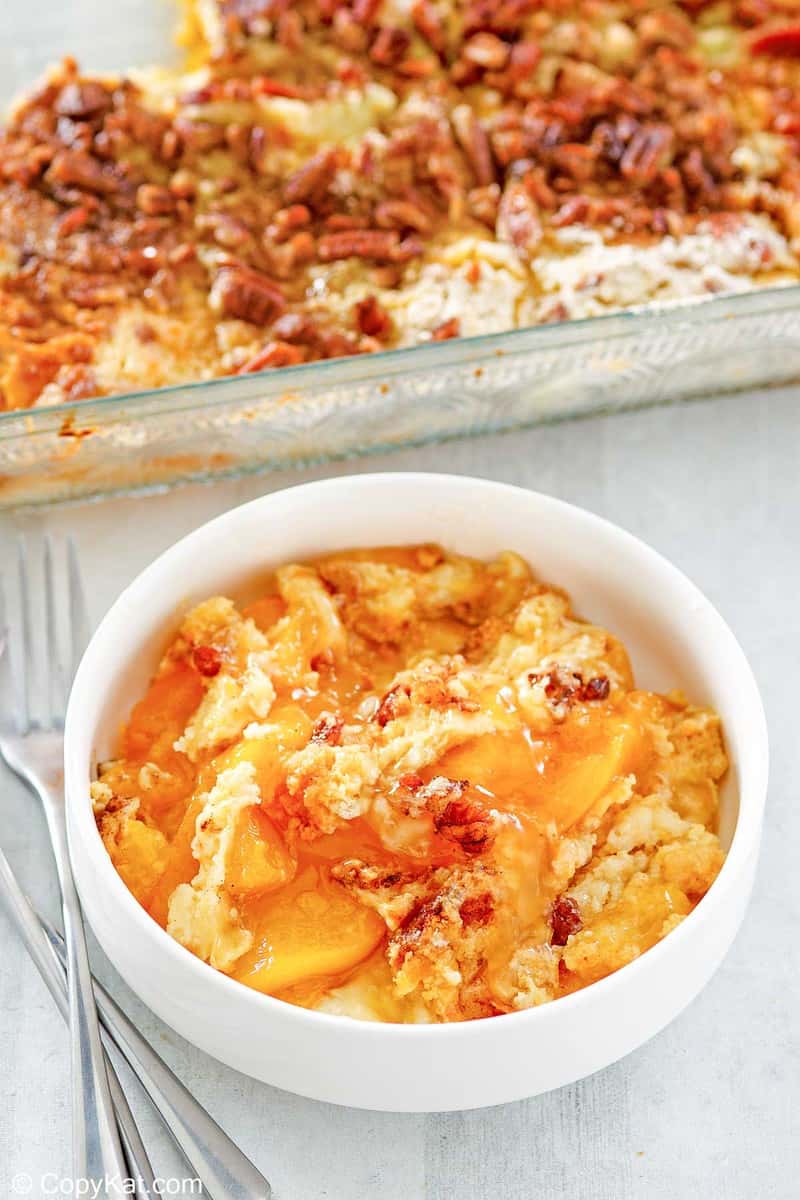 Peach Pie Filling Dump Cake