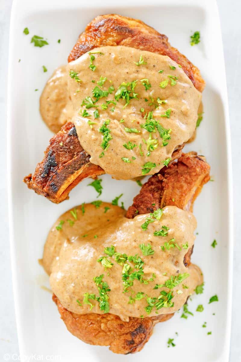 Southern Smothered Pork Chops with Homemade Pan Gravy