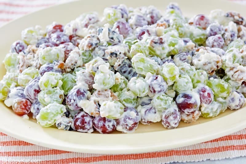 Grape Salad with Cream Cheese Dressing Recipe