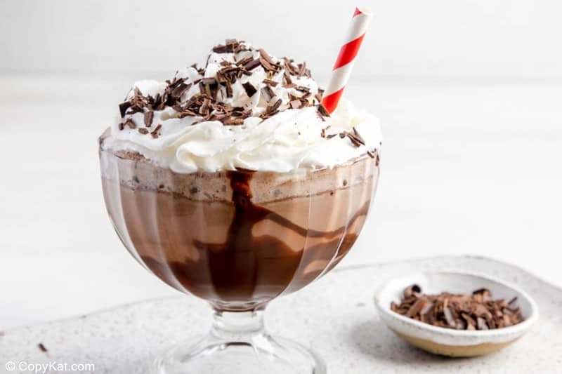 Easy Frozen Hot Chocolate with Hot Cocoa Mix