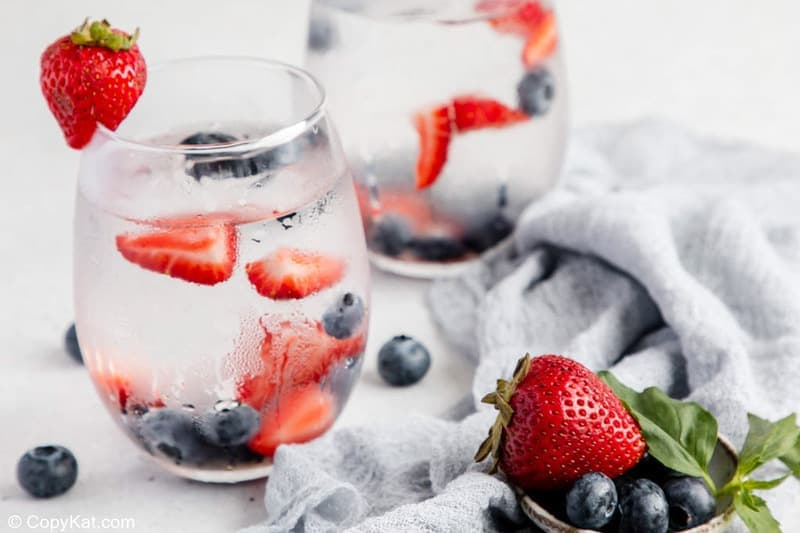 Berry Basil Infused Water Recipe