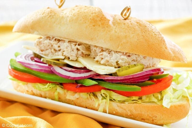 Subway Tuna Salad Sandwich