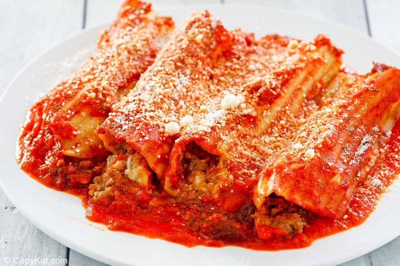 Stuffed Manicotti with Meat Recipe