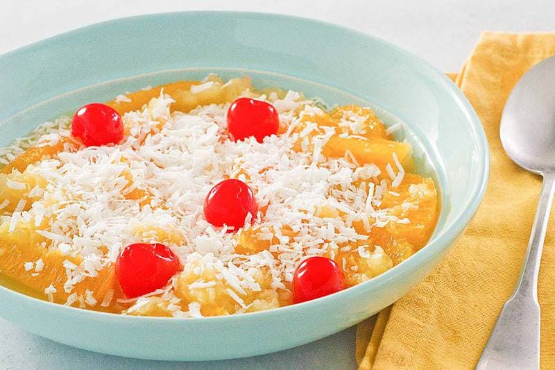 Classic ambrosia fruit salad