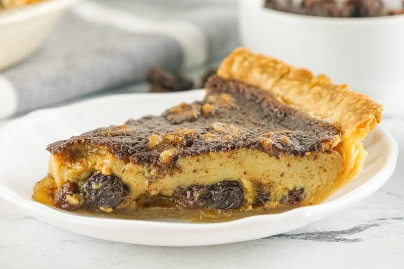 Grandmother's Chess Pie with Nuts and Raisins - Classic
