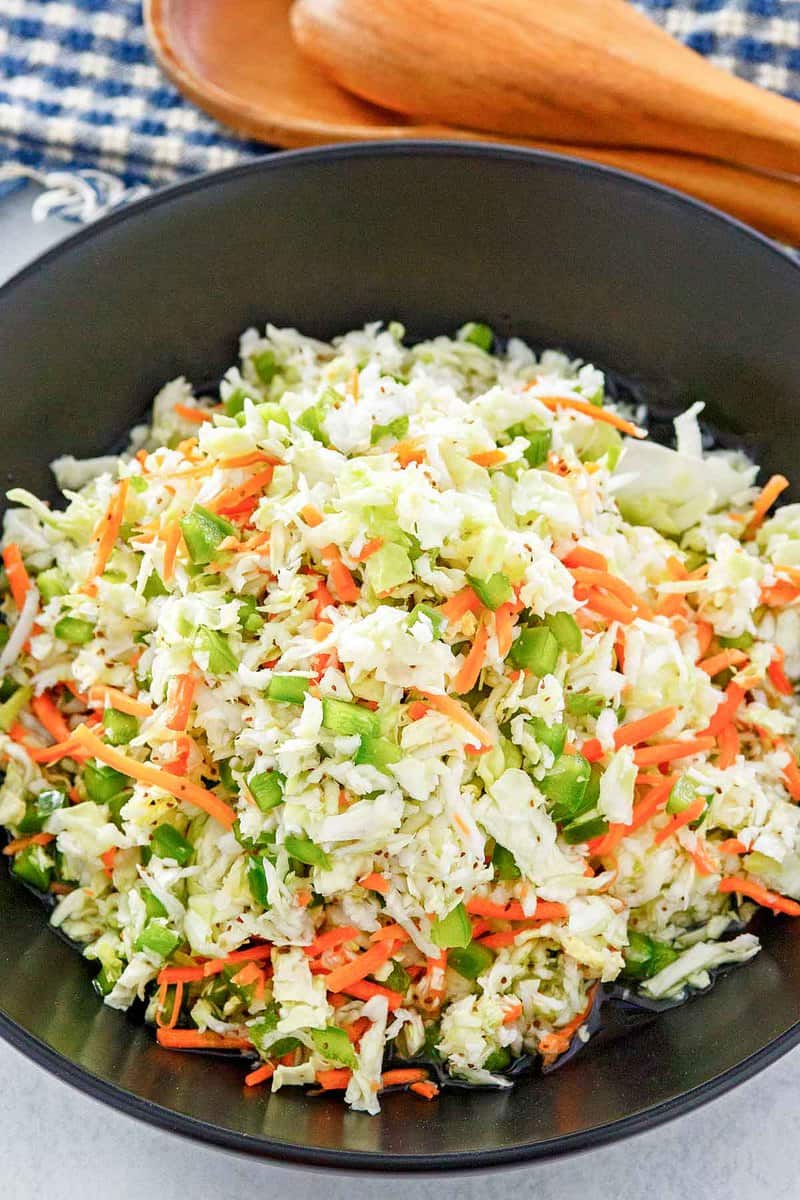 Freezer Coleslaw - Southern Make-Ahead Slaw Recipe