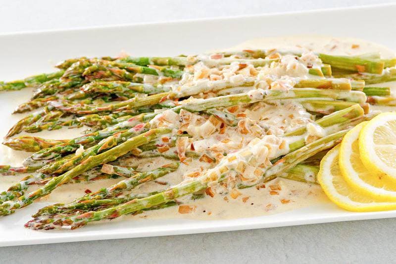 Sautéed Asparagus with Lemon Cream Sauce