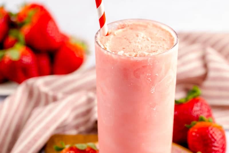 Copycat Wendy's Strawberry Frosty (2-Ingredient Recipe)