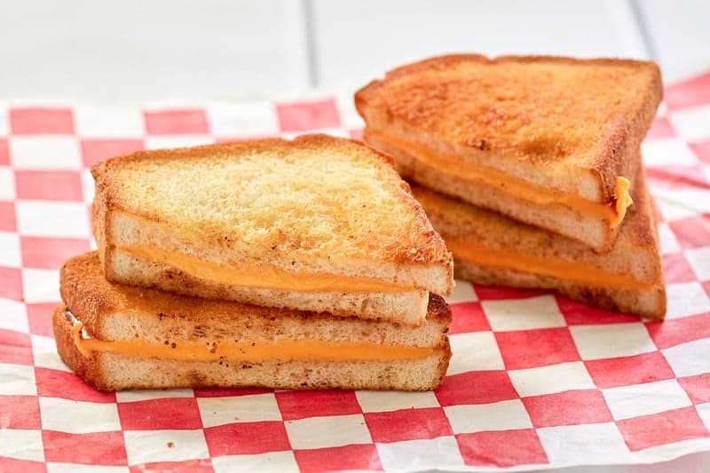 Air Fryer Grilled Cheese Sandwich
