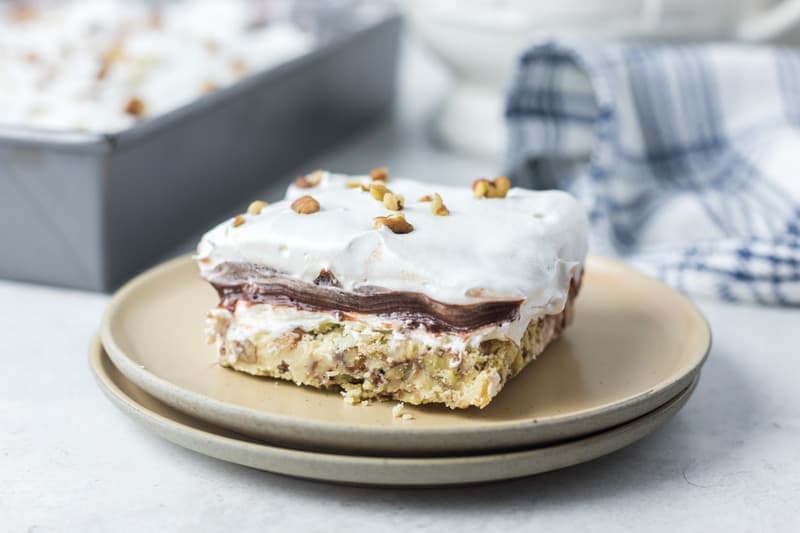 Chocolate Delight - Four Layer No-Bake Dessert