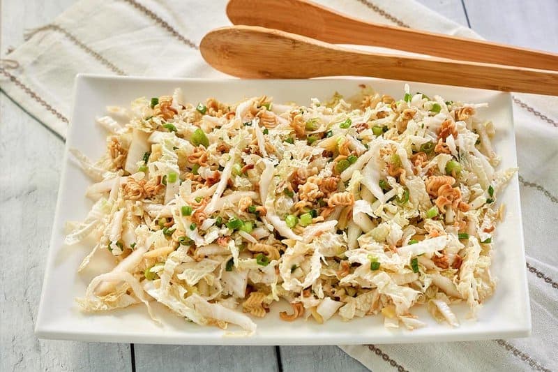 Asian Slaw with Toasted Ramen Noodles