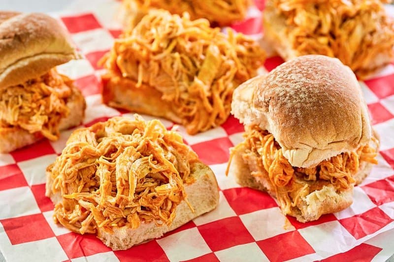 Buffalo Chicken Sliders (Instant Pot or Crockpot) – Easy Recipe